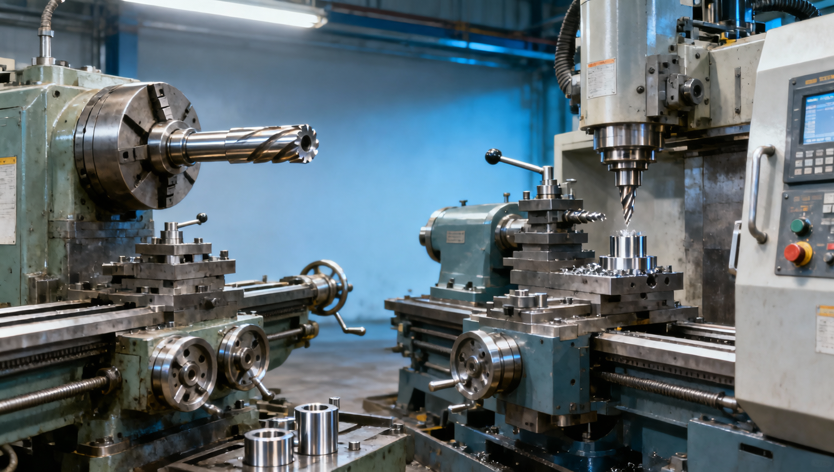 Industrial Lathe vs CNC Lathe: Key Differences
