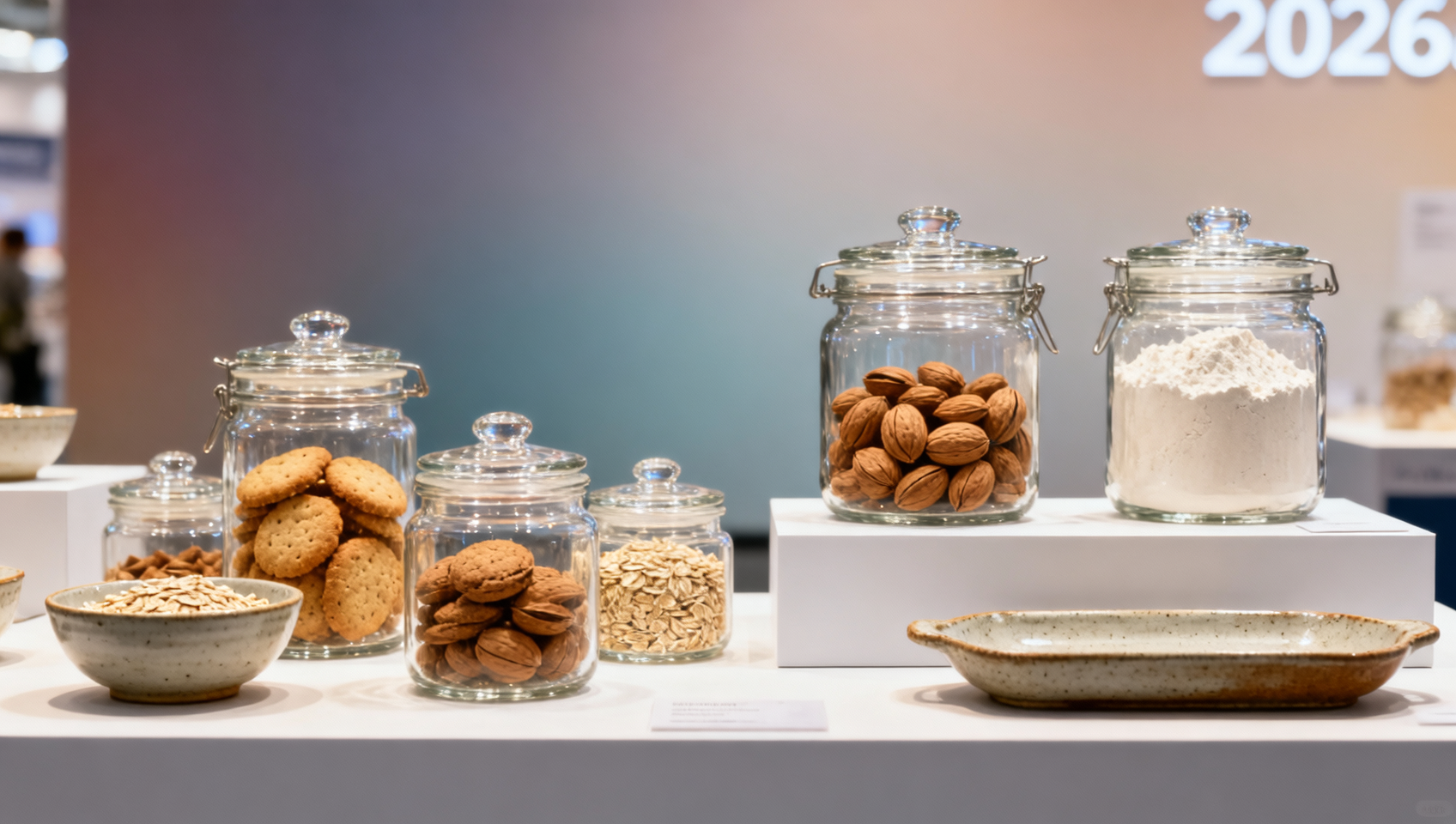 What Can a Glass Nut Jar Supplier Showcase at 2026 Trade Shows?