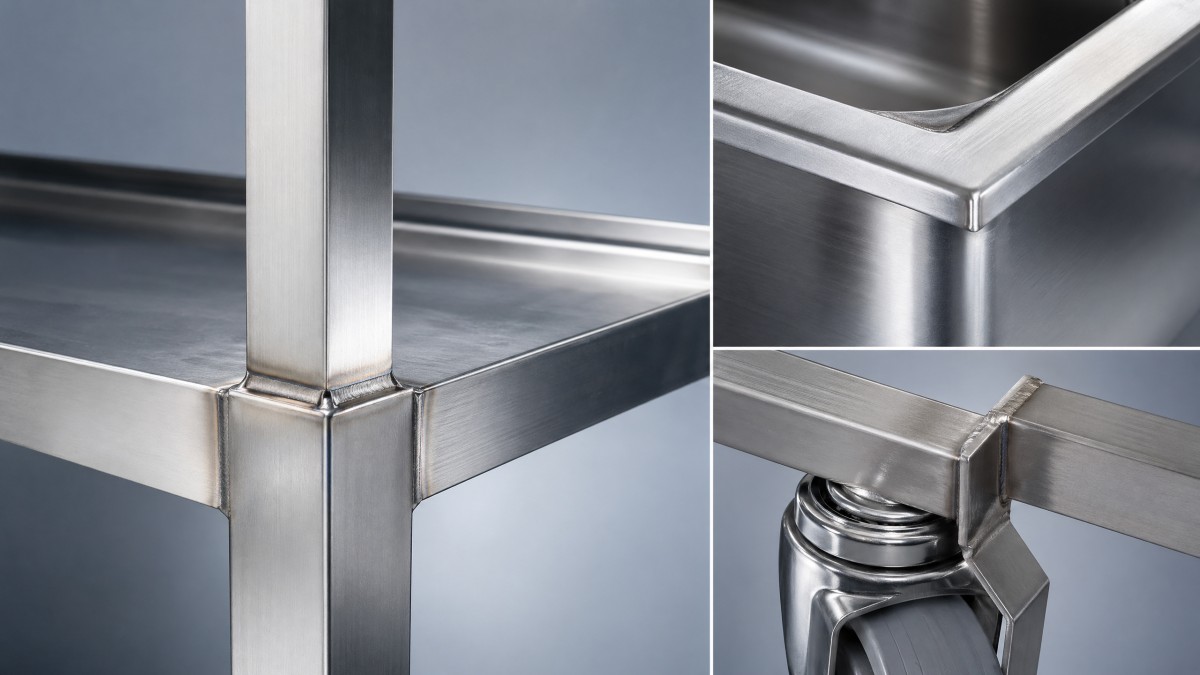 How to spot weak welds in stainless steel restaurant supplies