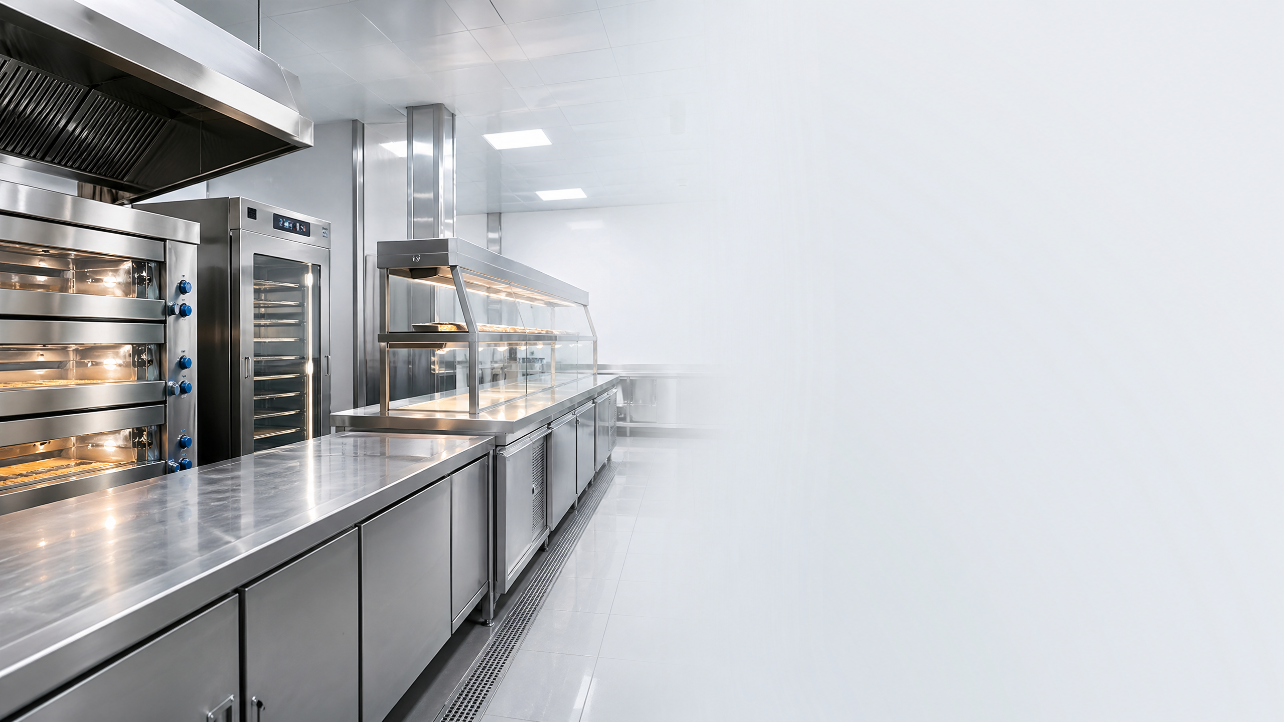 School kitchen design that works for tight serving windows