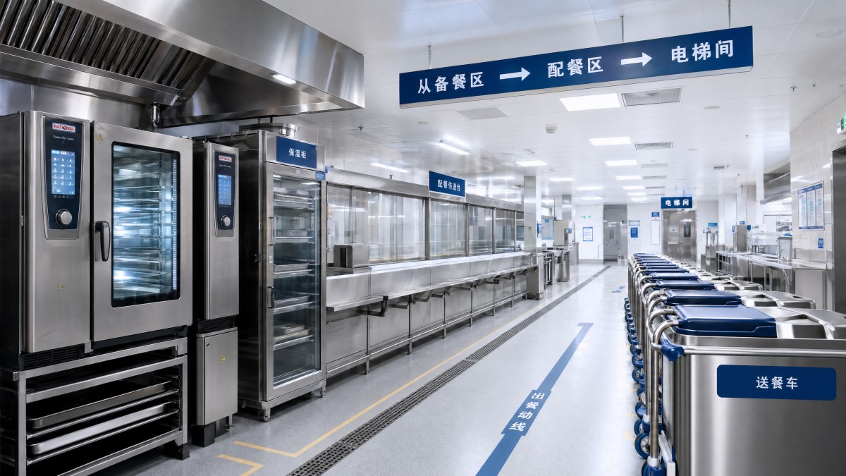 Hospital kitchen design choices that slow meal delivery