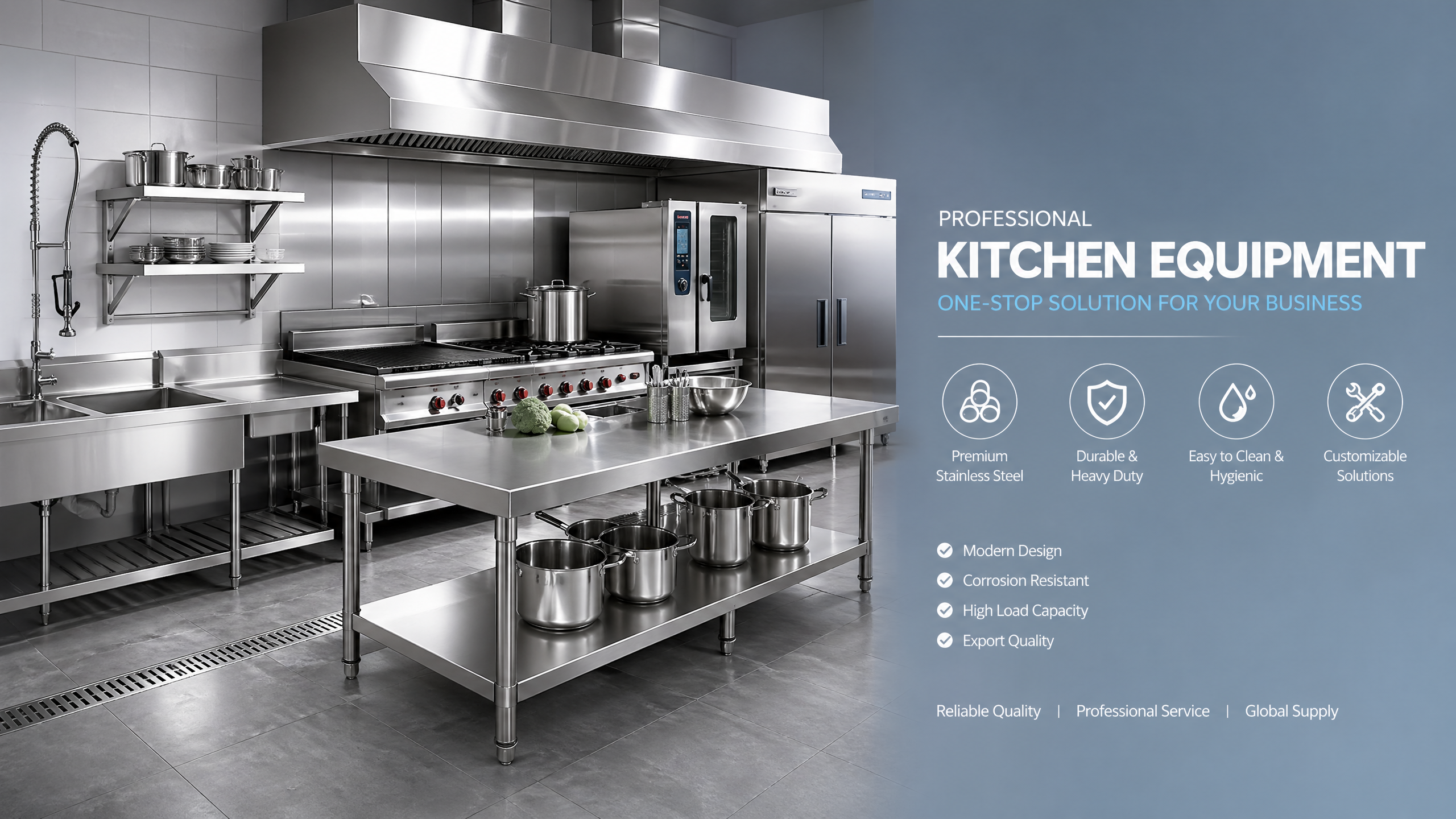 What Sets a Reliable Restaurant Kitchen Equipment Manufacturer Apart