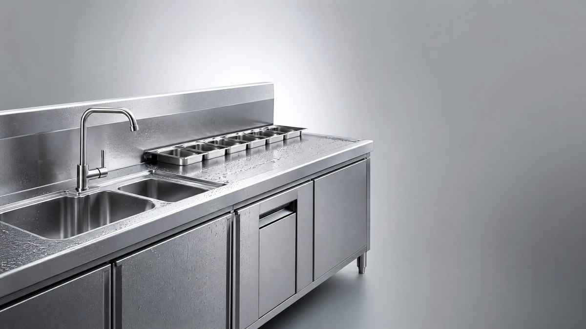 Stainless Steel Restaurant Kitchen Surfaces That Clean Faster