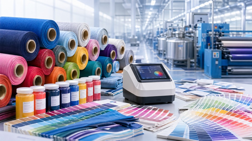 Pigments and dyes for textile industry: matching color at scale