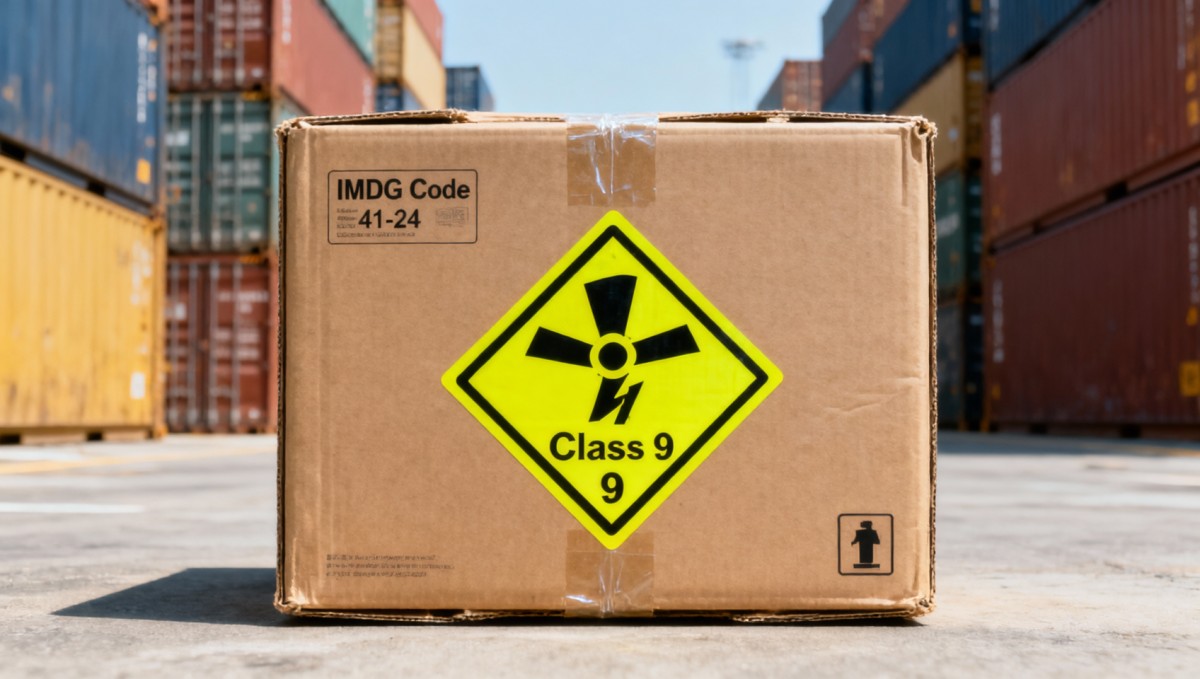 IMDG Code 41-24 Enforced: UN3480 Lithium Battery Labeling Mandatory from Apr 2026