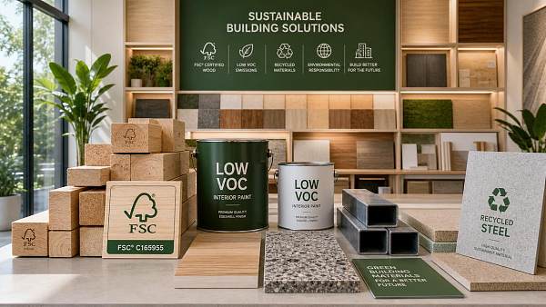 Eco-friendly building materials: where certification changes the decision