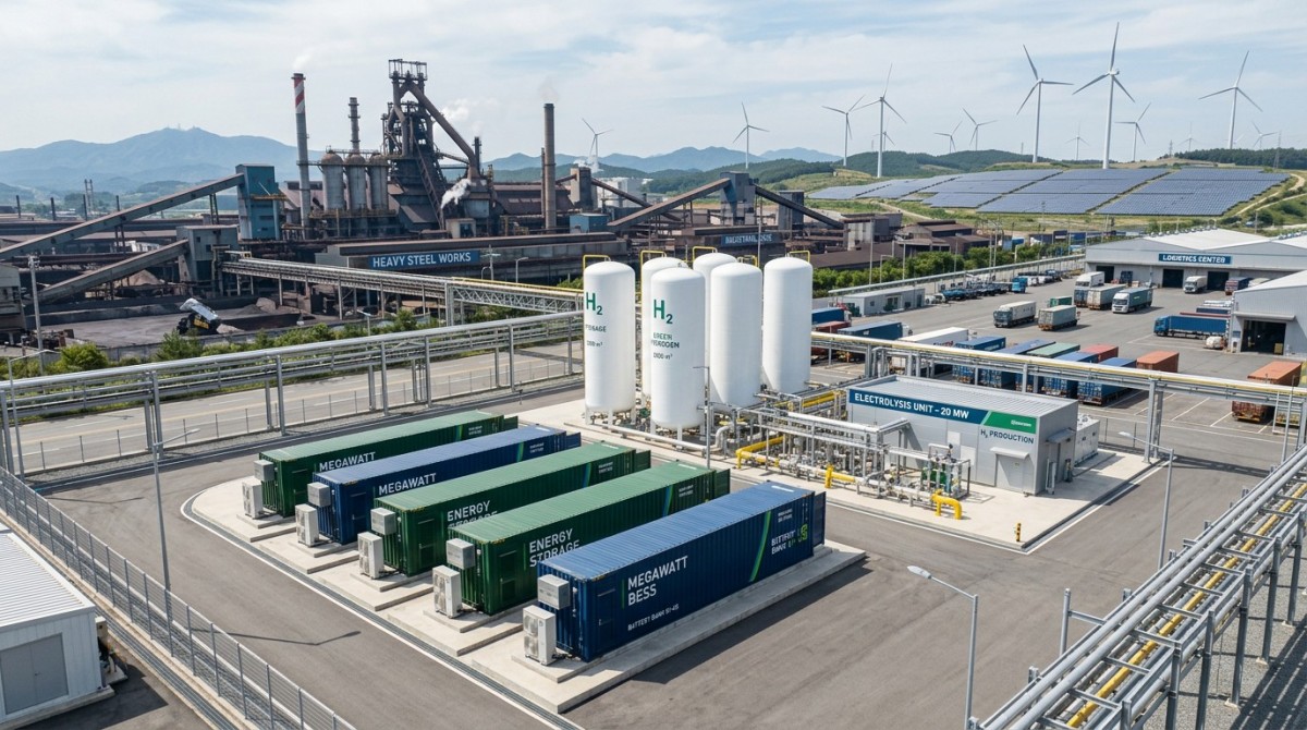 Hydrogen Energy Storage vs Batteries in Heavy Industry