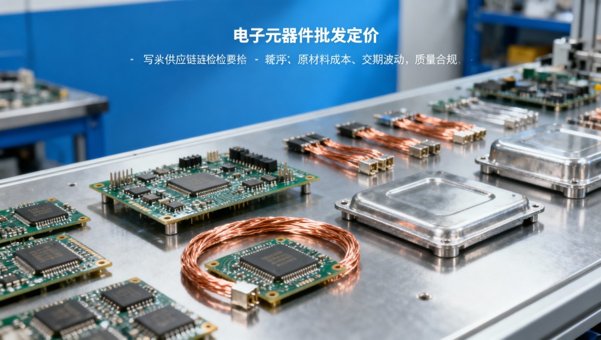 What changes electronic components wholesale pricing the most?