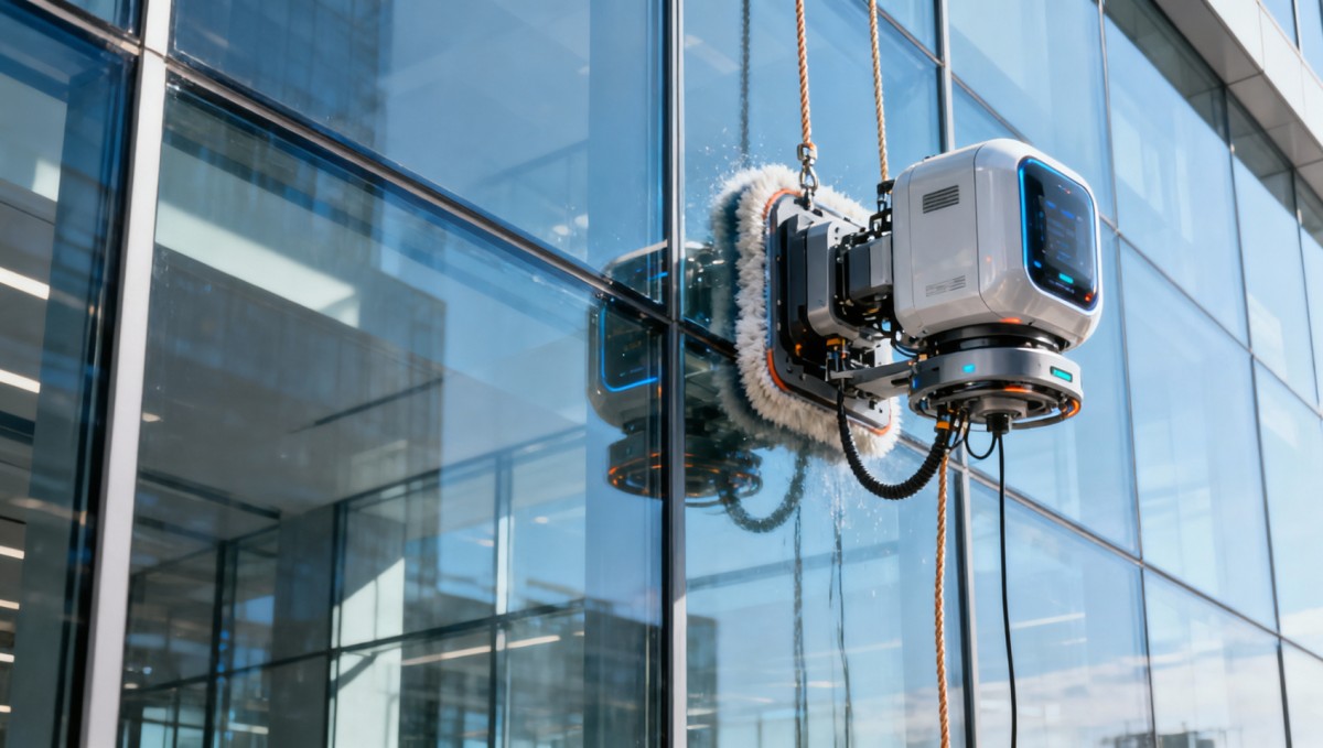 How safe are robot window cleaners for large windows