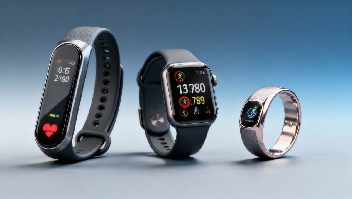 Wearable fitness trackers or smartwatches for exercise