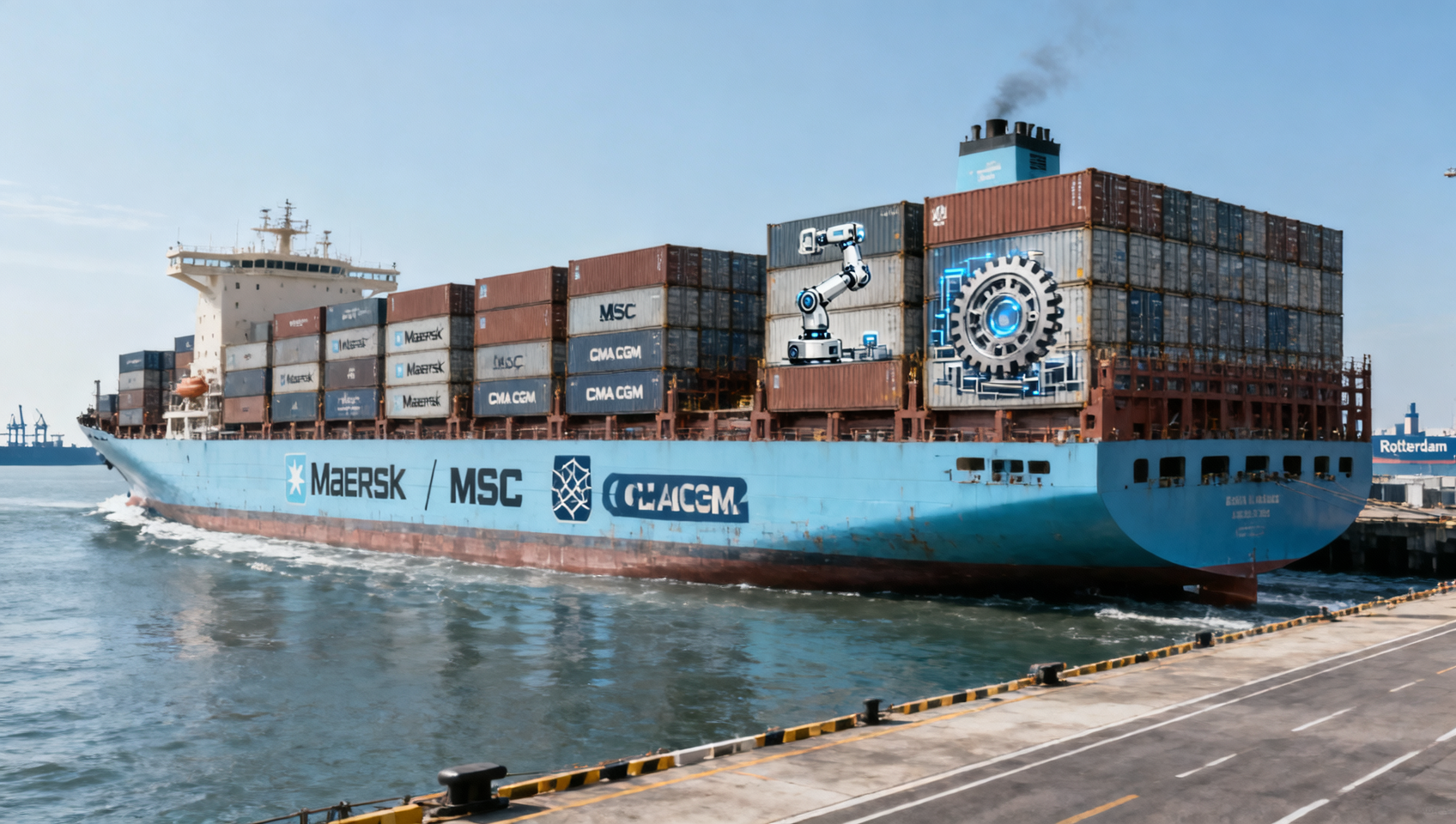 2M Alliance Shortens Ningbo–Rotterdam Route to 18 Days Amid 35% Slot Premium