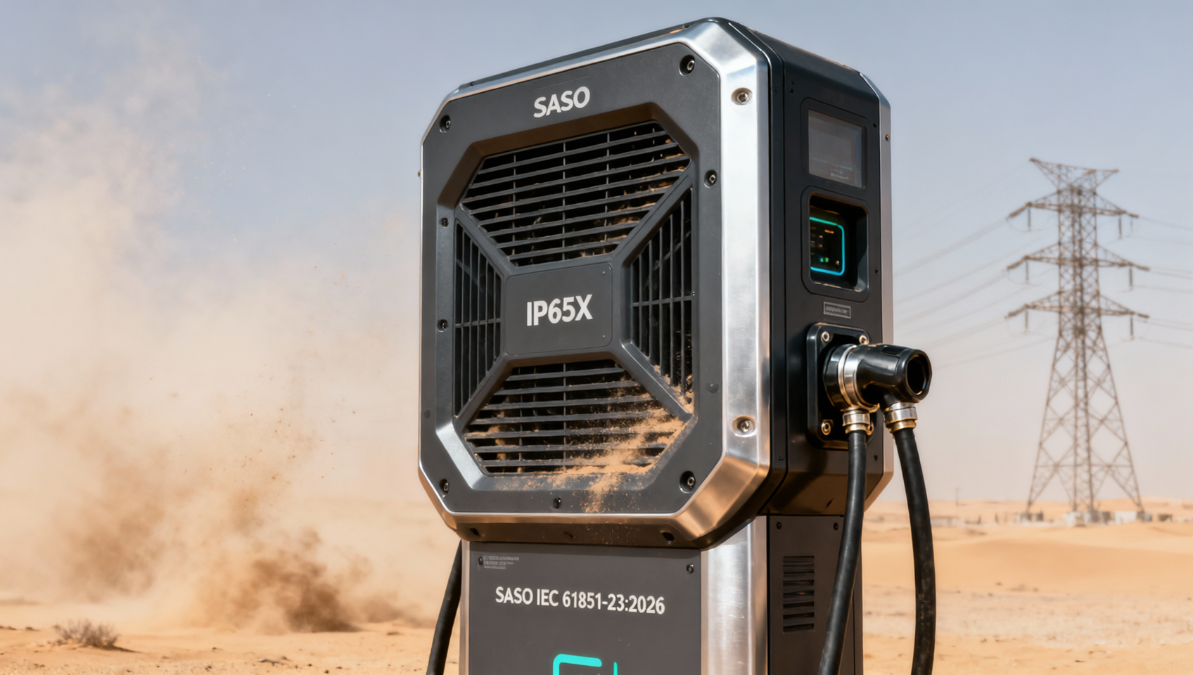 SASO EV Charger Rules: Grid Compatibility & Sand Resistance Required