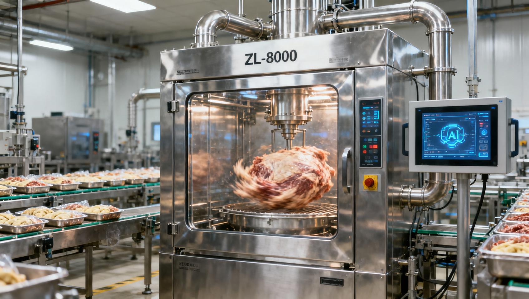 COFCO Technology Launches ZL-8000 Fully Automated Vacuum Tumbling System, Catering to Pre-made Food Production Line Upgrades