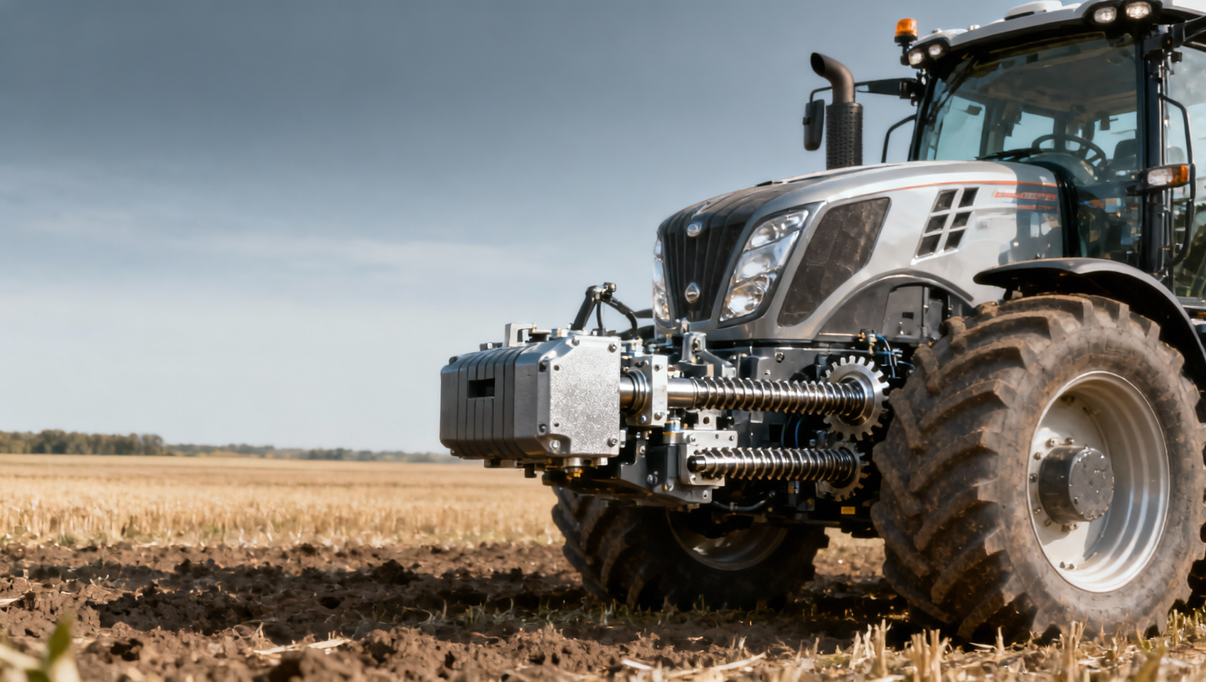 Steering Components From EV Platforms Are Being Tested in Autonomous Tractor Prototypes