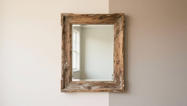 Can a Rustic Wood Framed Mirror for Farmhouse Interiors Pass ASTM D4236 Durability Testing?