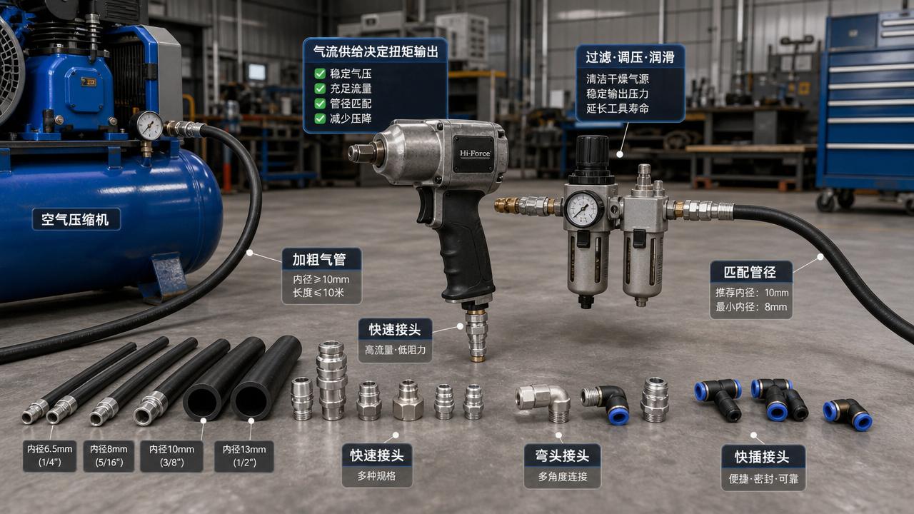 Pneumatic Impact Wrench: Air Demand Mistakes That Hurt Performance