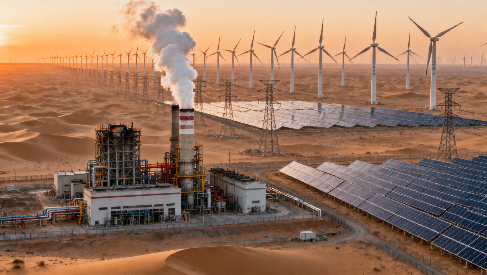 China Approves First Batch of 12 Coal Power Flexibility Renovation Projects for Large-Scale Wind-Solar Bases in Desert Areas, Boosting Peak Regulation Capacity by Over 24GW