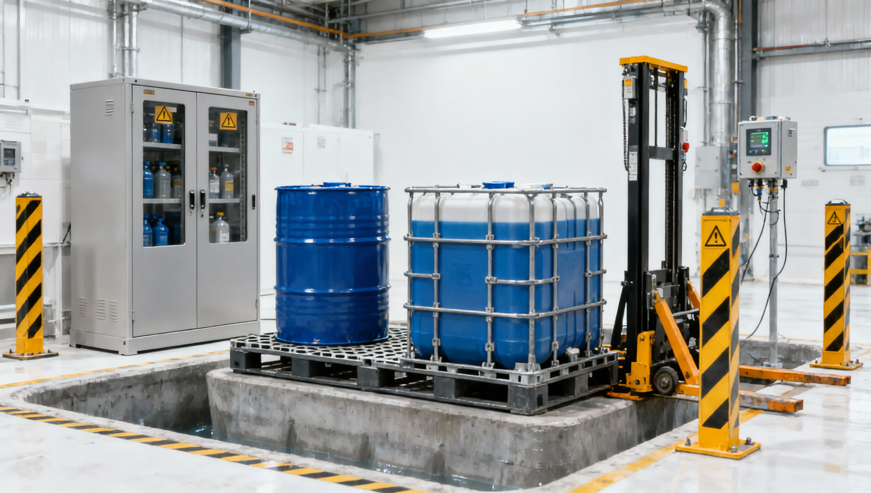 Spill containment pallets: sump capacity is not the whole story