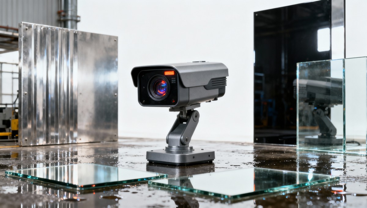 Thermal imaging security cameras struggle with reflective surfaces