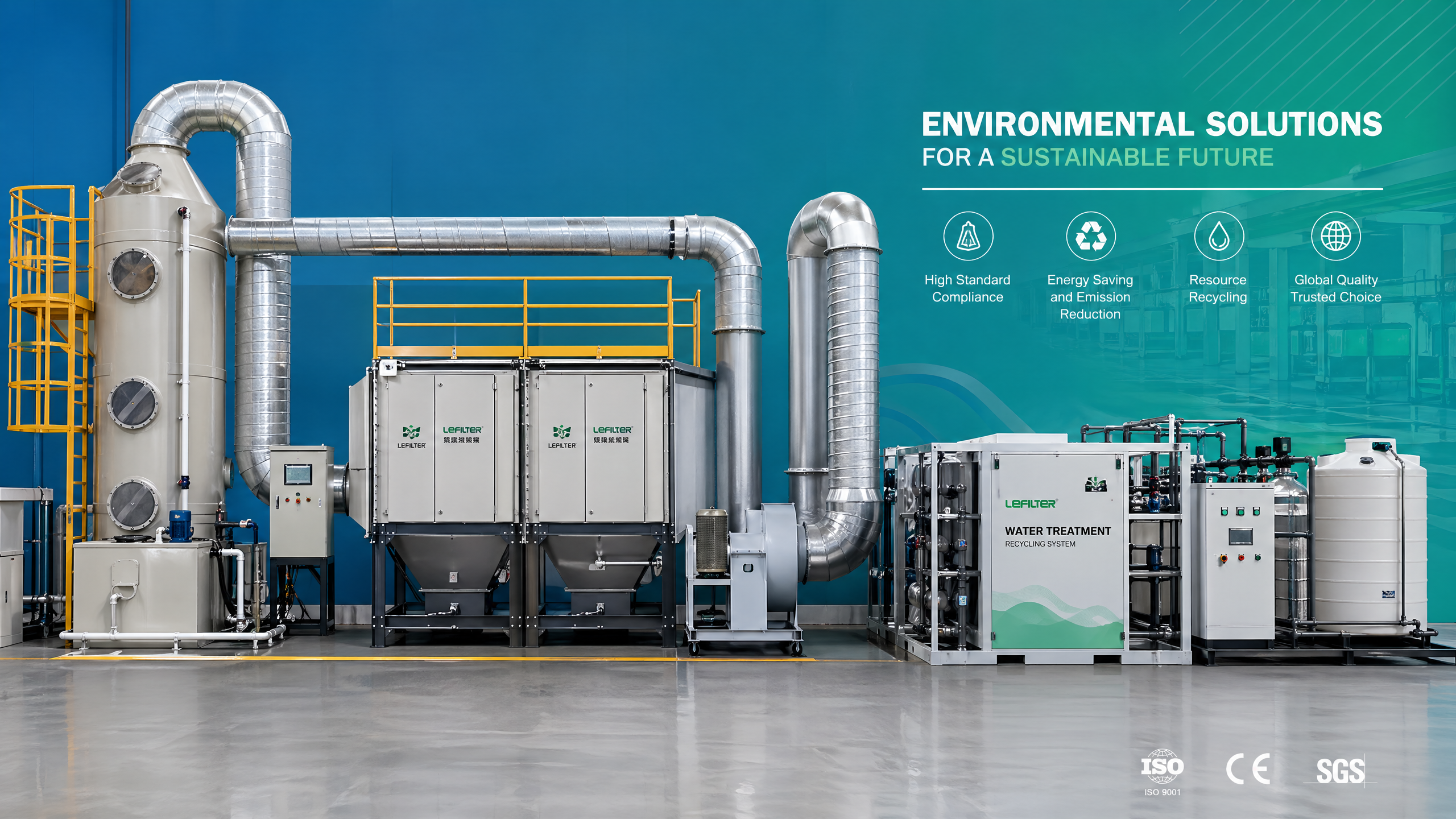 What export trade developments are affecting environmental equipment?