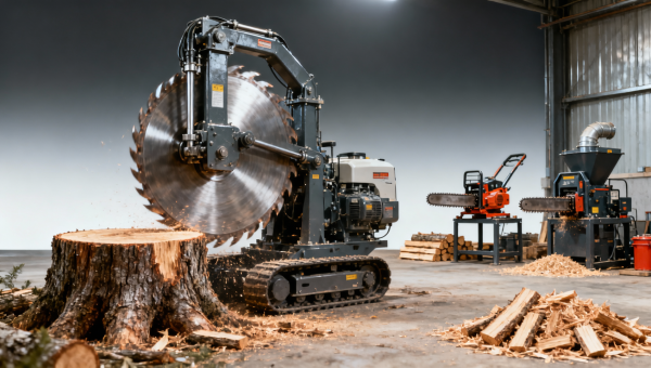 Stump grinders commercial models differ more in torque than size