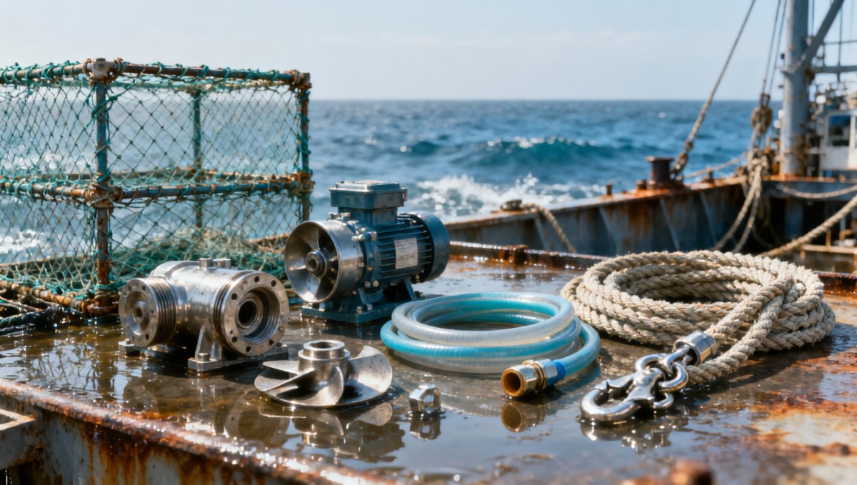 Fishery supplies that wear out fastest in harsh saltwater use