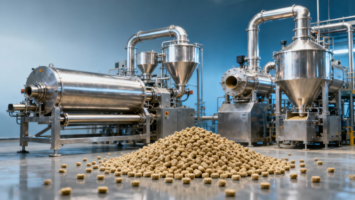 Floating Fish Feed Plant Output Drops for Hidden Reasons