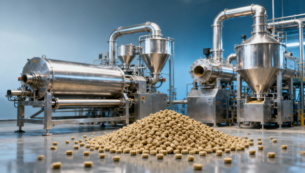 Floating Fish Feed Plant Output Drops for Hidden Reasons