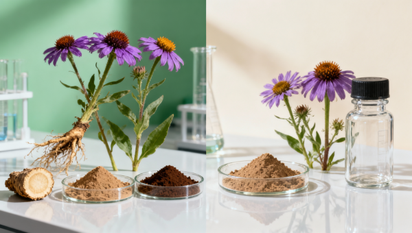 Echinacea Purpurea Extract: Root or Aerial Parts?