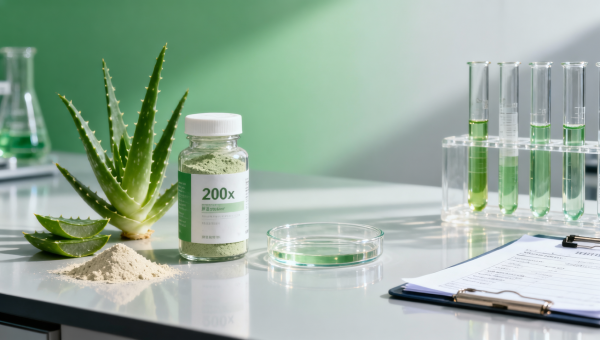 How to verify aloe vera powder 200x quality