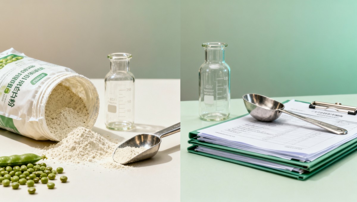 Pea protein isolate powder: what to check first
