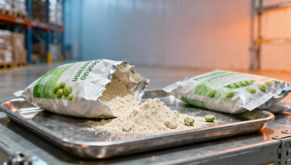 Why pea protein isolate powder clumps in storage