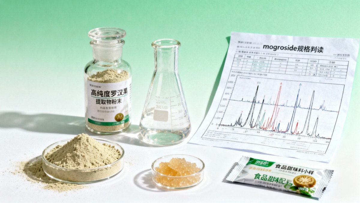 How to read monk fruit extract mogroside specs