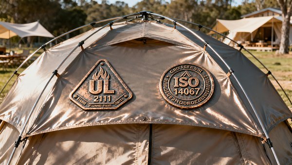 ASTM F3509-26 Enforces Dual UL 2111 + Carbon Footprint Verification for Glamping Tents