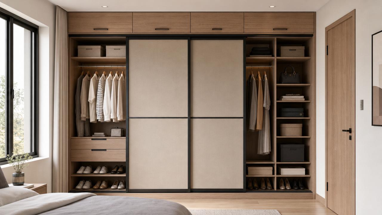 Wardrobe systems that save space without hurting daily use