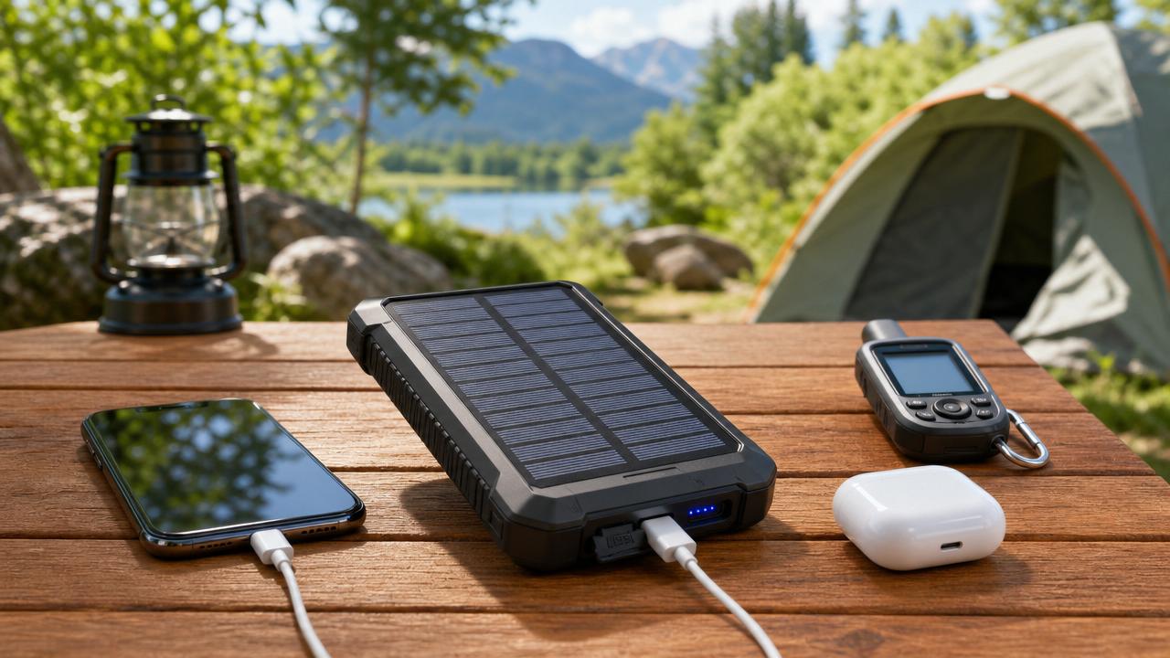A solar power bank is handy, but how much can it really charge?