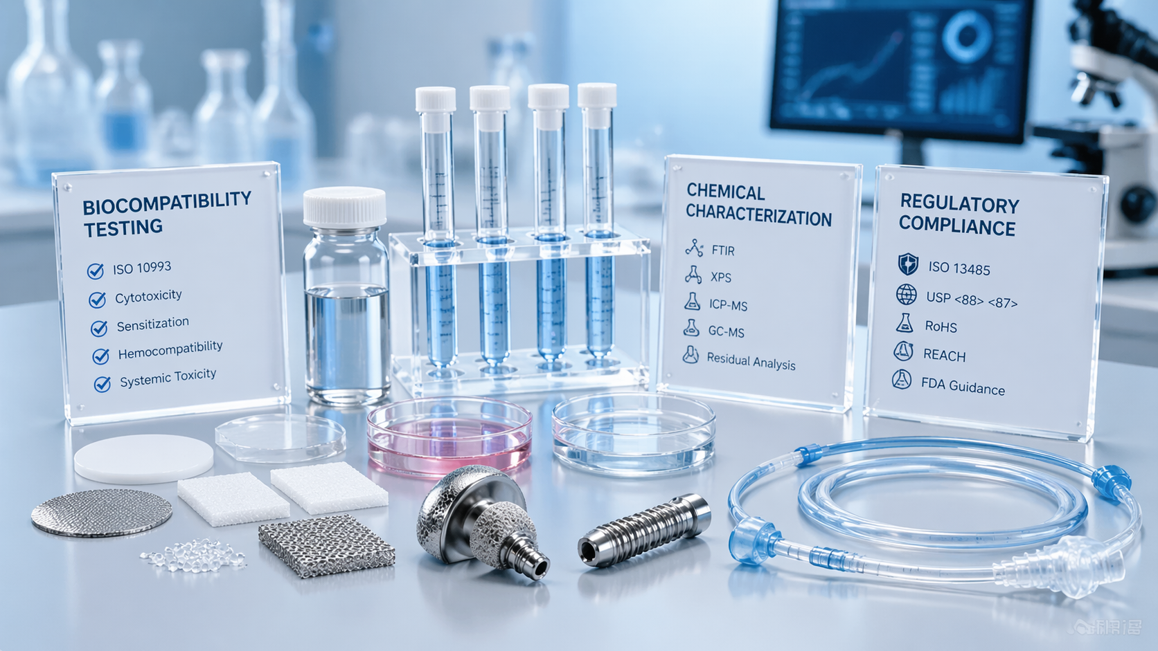 Material biocompatibility tests: which ones matter