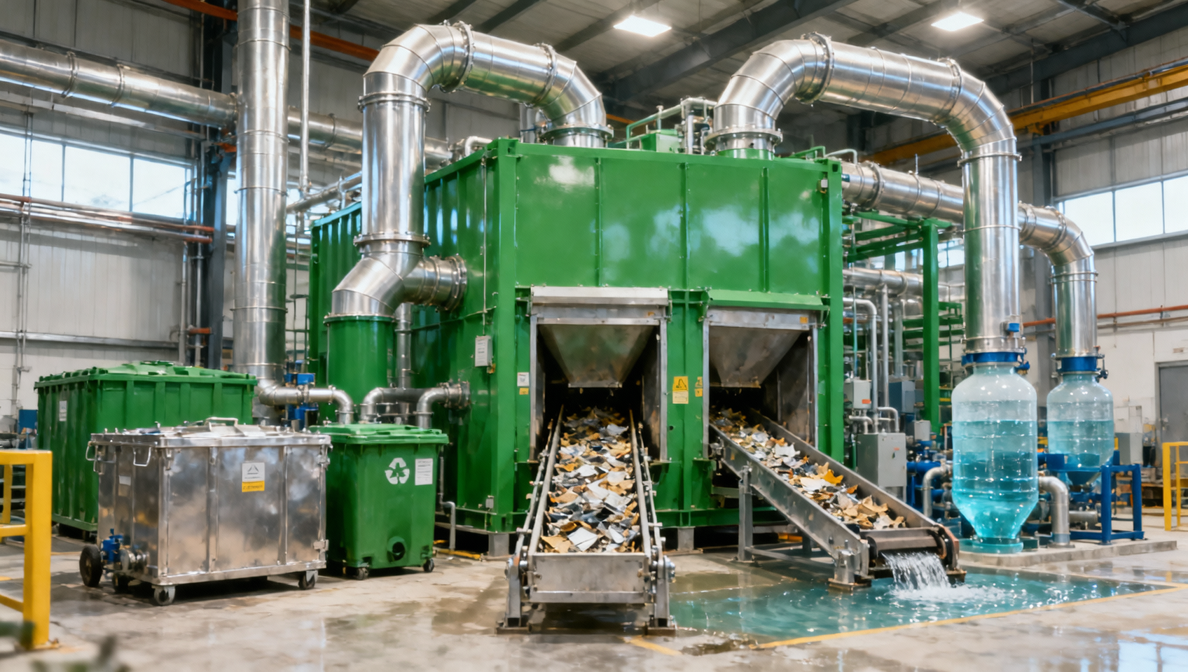 Eco-friendly waste handling works best before sorting breaks down