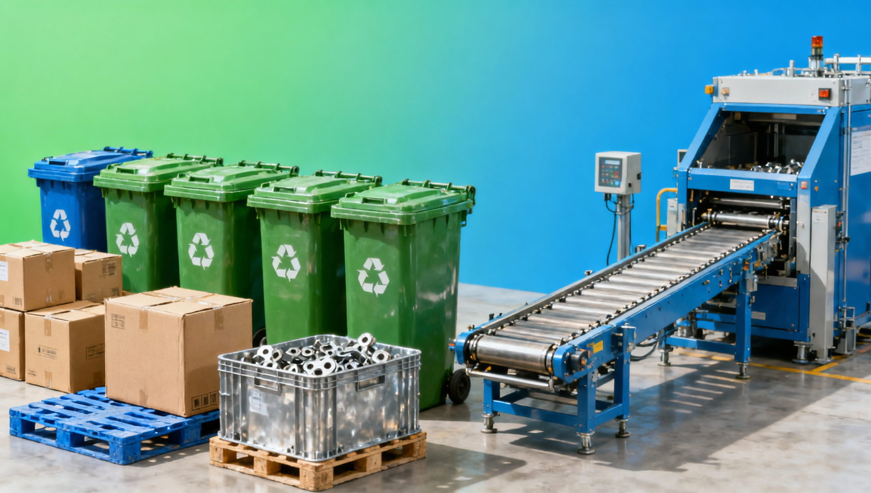What makes recycling solutions scalable across multiple sites