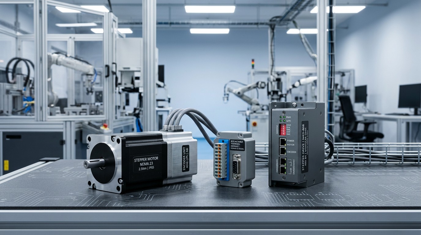 Stepper motor OEM options that limit redesign later
