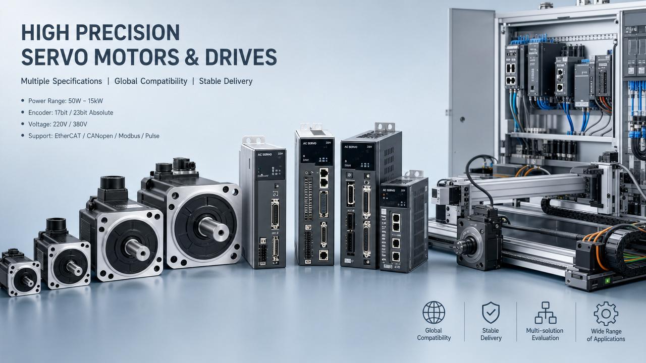 Is one servo motors manufacturer enough for global sourcing