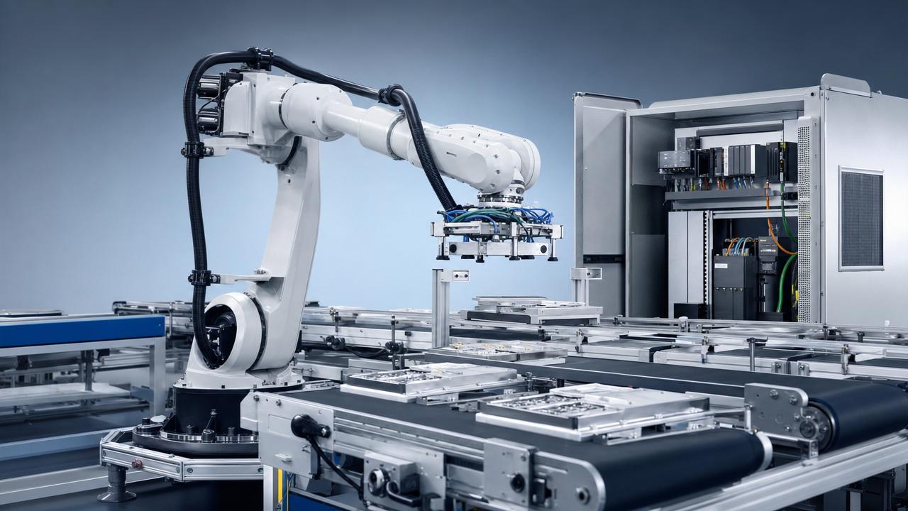 Is a 6 axis robot arm really energy-saving in mixed production?