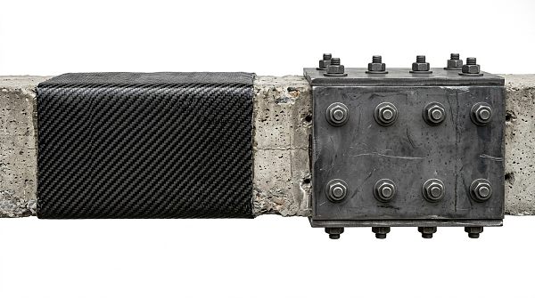 Comparing CFRP wraps and steel for bridge reinforcement