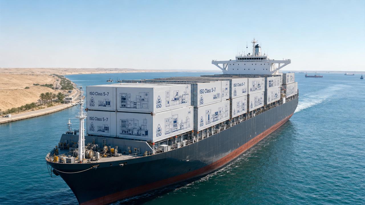 Red Sea Crisis Extends Lead Times for Chinese Cleanroom Exports to Middle East