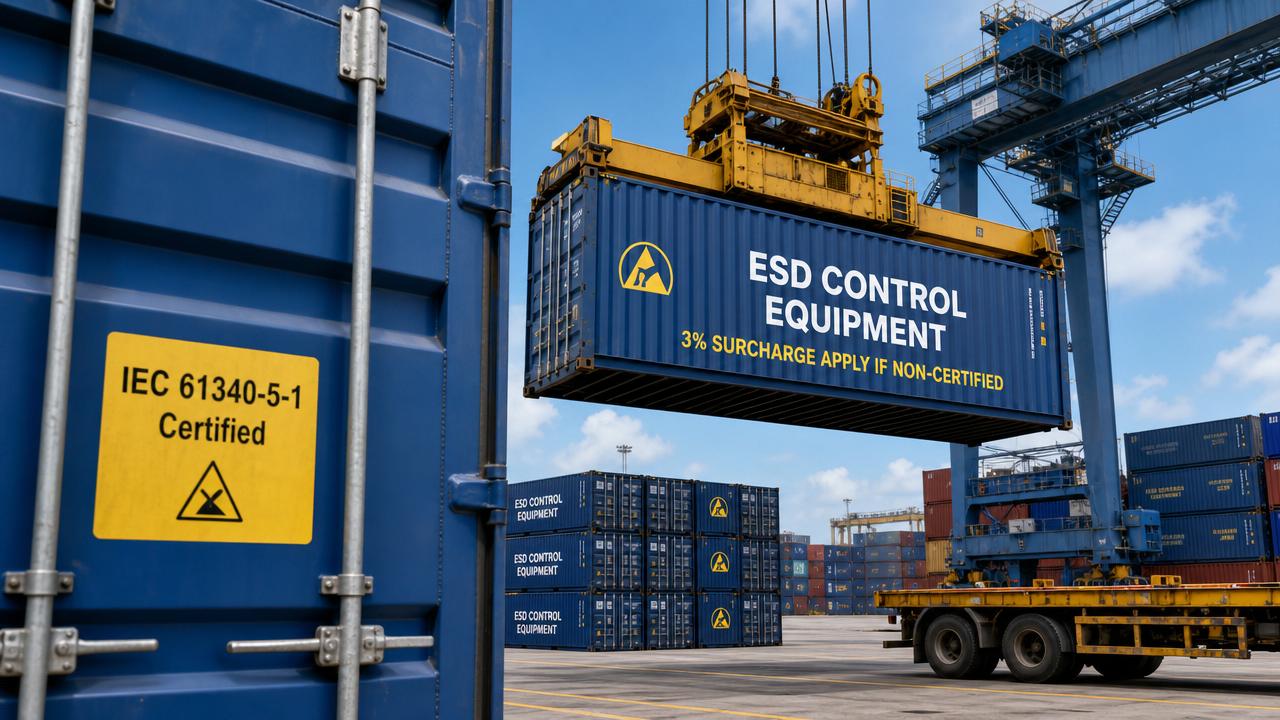 Vietnam to Impose 3% Surcharge on Non-IEC-Certified ESD Equipment from China