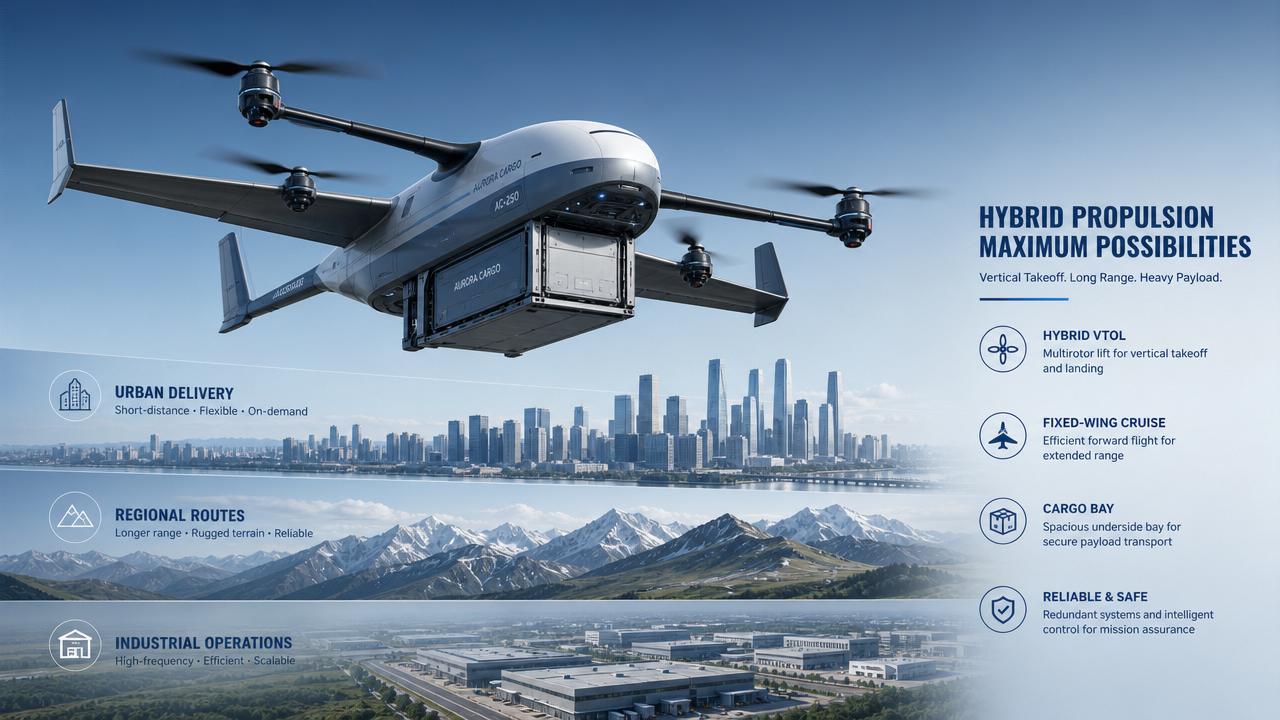 Aircraft Propulsion Logic Explained Through Modern Cargo Drone Missions